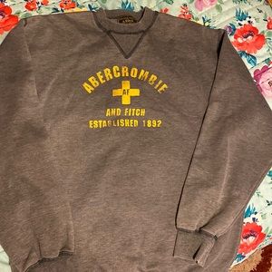 Vintage Abercrombie and Fitch sweatshirt size large super soft!